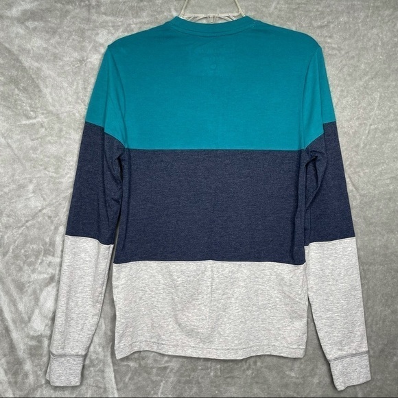 Aeropostale Mens Color Block Stretch Crew Neck Long Sleeve Shirt Sweater Size XS - Picture 3 of 6